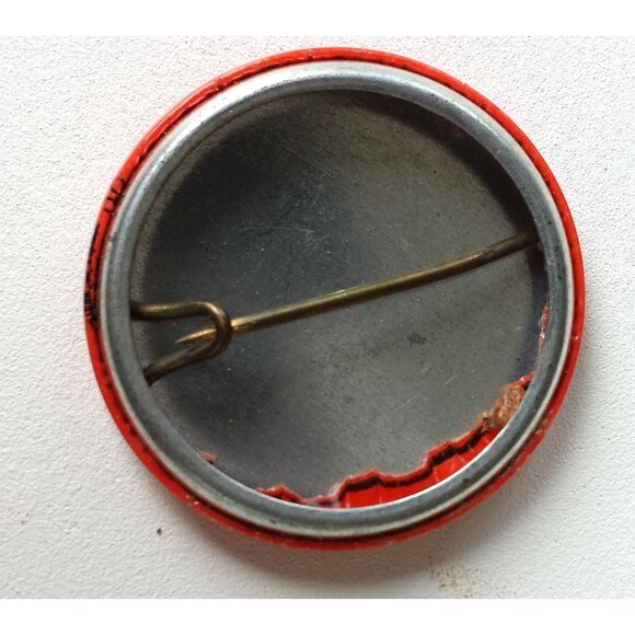 Vintage 70s Local 384 AFL CIO SEIU Employee Union Pin Button 1971 - Picture 2 of 2